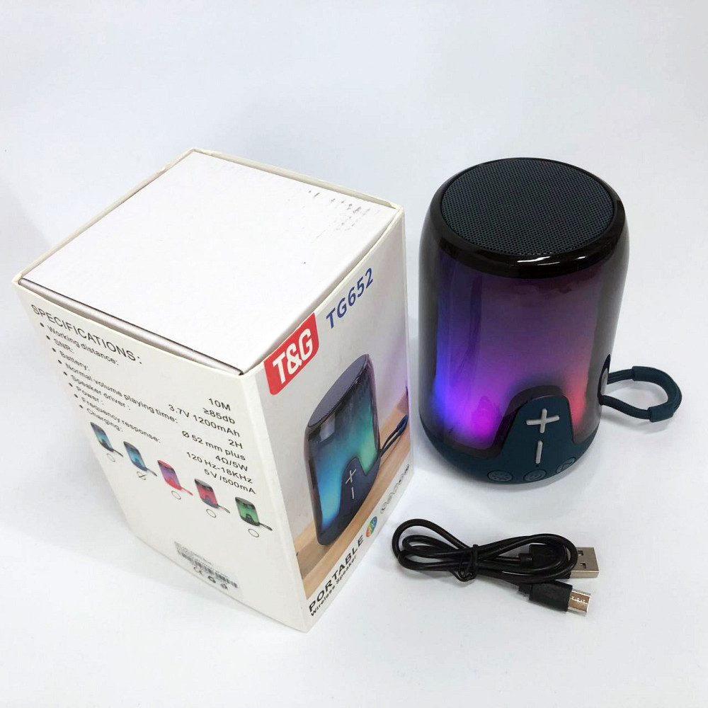 Портативна колонка bluetooth стерео TG652, Портативна колонка bluetooth з AUX входом HO-92 Івано-Франківськ - фото 6