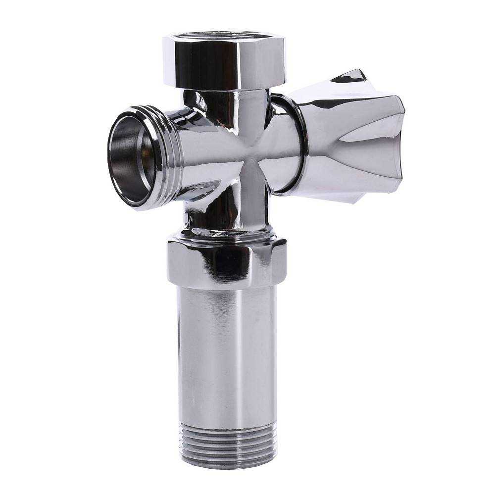 Кран вентильний для пральної машини Q PROFESSIONAL 3/4″x3/4″x3/4″ з подовжувачем NV-QP170 Тернопіль - фото 3