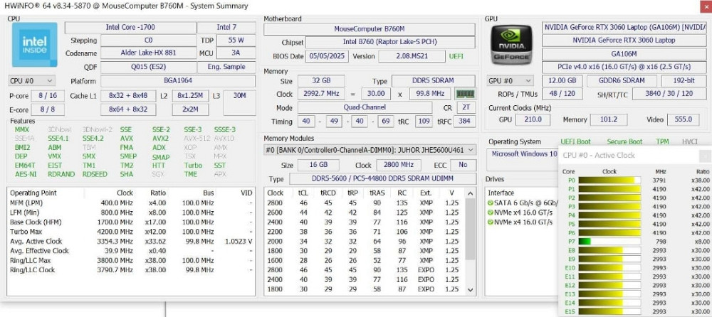 Процесор Intel Core i9-12900hx (QYQZ) Харків - фото 5