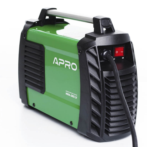 Зварювальний апарат інверторний MMA-280LV 20-280А ел.5мм 3+2м APRO Житомир