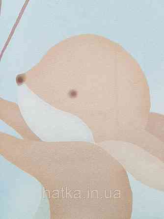 Фотообои бесшовные флизелиновые экологически чистые Elephant and Co детские воздушные шарики животные птицы Киев