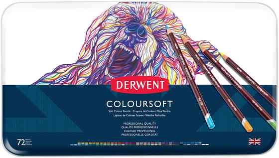 Цветные карандаши Coloursoft 72кол Derwent Киев