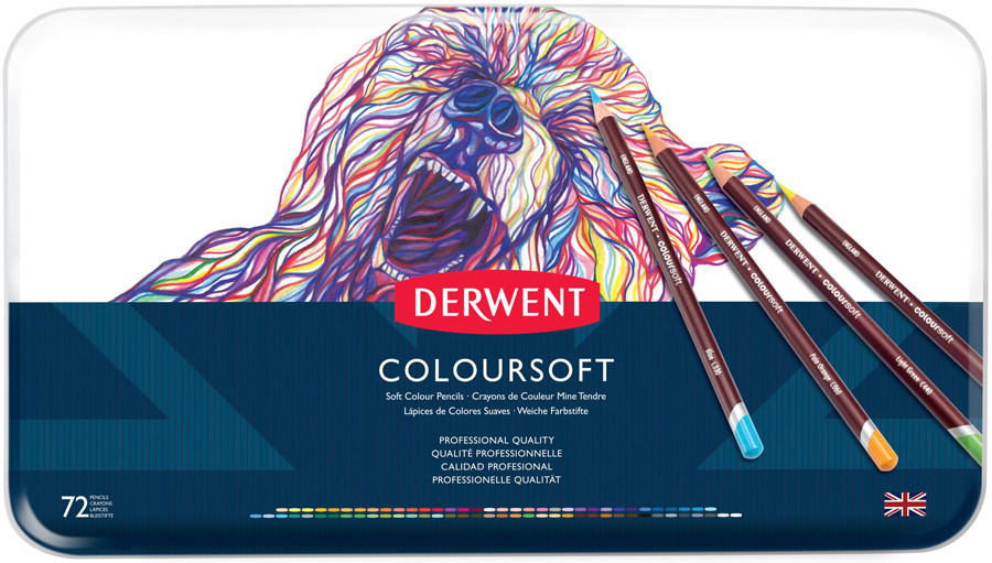 Кольорові олівці Coloursoft 72кол Derwent Київ - фото 1