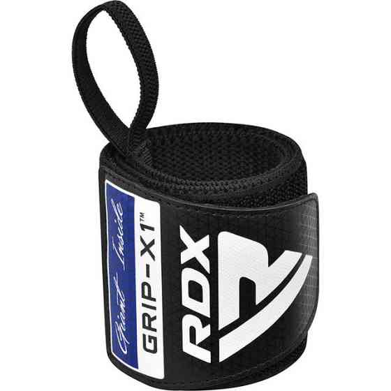Бинти для зап'ястя (кистьові бинти) RDX GYM WRIST WRAP R11 BLACK/ BLUE Кам'янське