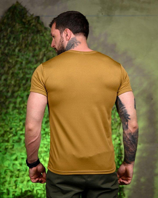 Тактическая потоотводящая футболка Valhalla coyot ПП7705 Одесса - изображение 2