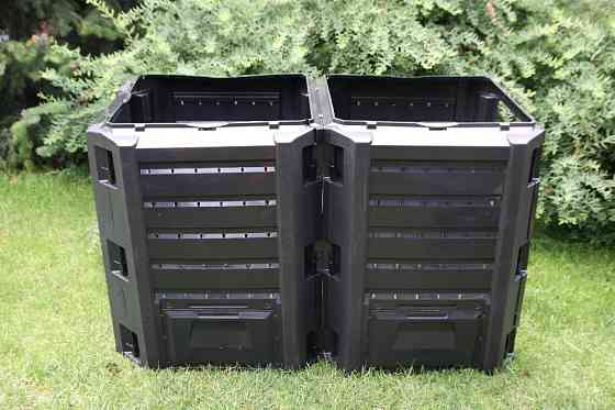 Компостер садый PROSPERPLAST MODULE COMPOGREEN 800 л, черный Киев