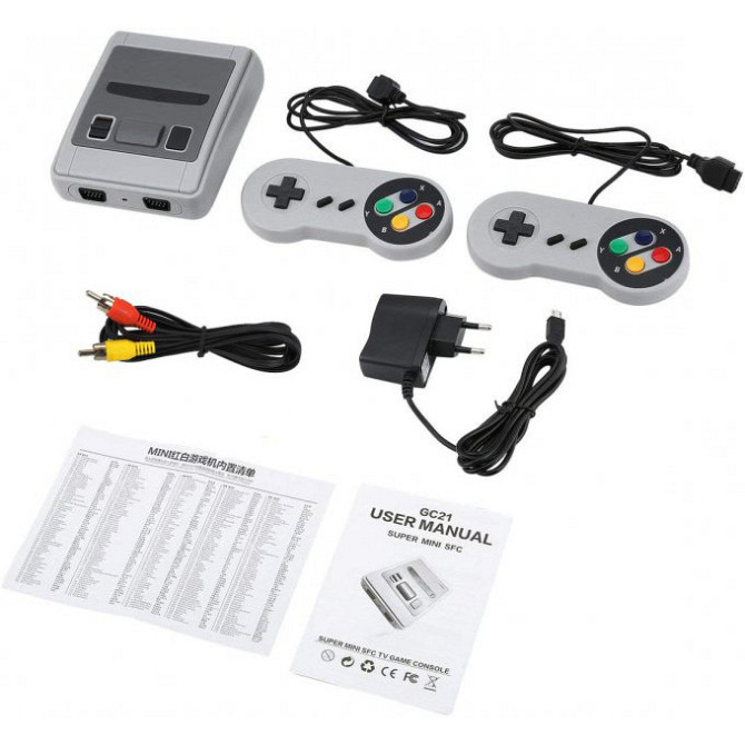 Ігрові приставки тетріс Game Box Dendy Super Mini, Ігрова консоль приставка GK-277 два джойстики Київ - фото 7