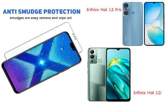 Защитное стекло NeoGlass для Infinix Hot 12 Pro, Hot 12i  – ультрапрозрачное и устойчивое Киев