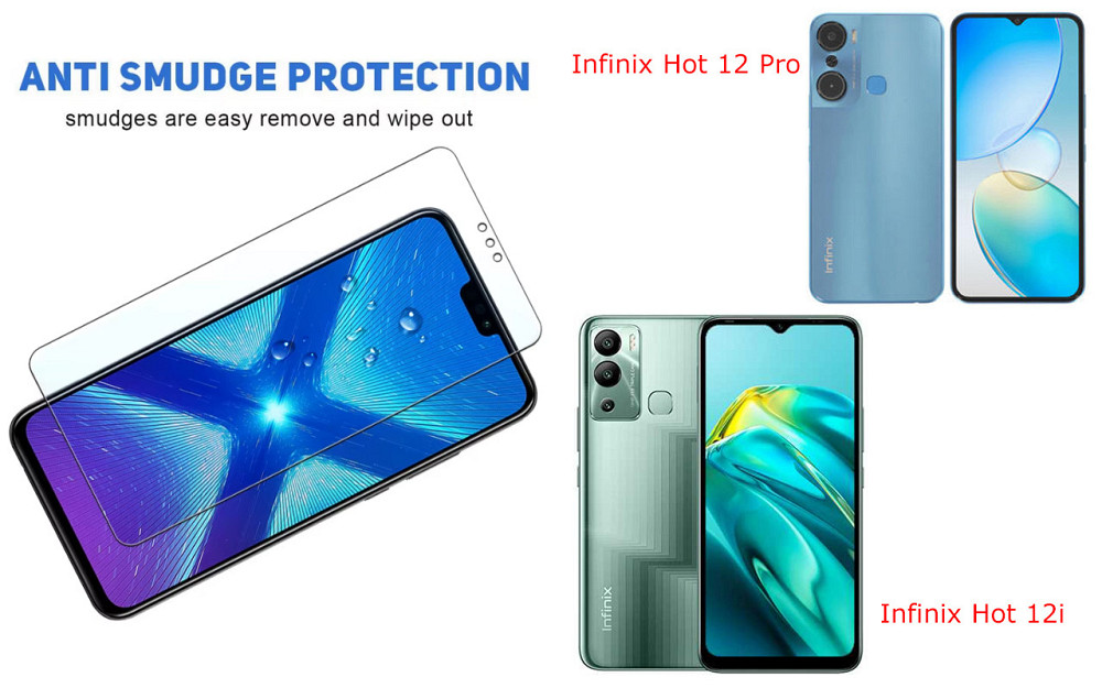 Защитное стекло NeoGlass для Infinix Hot 12 Pro, Hot 12i  – ультрапрозрачное и устойчивое Киев - изображение 3