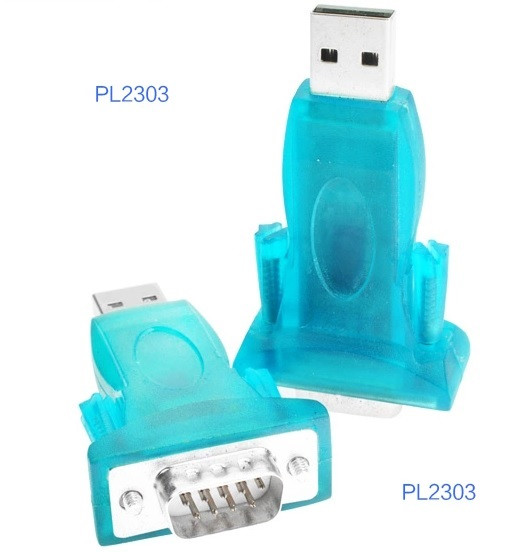 Перехідник USB 2.0 Type-A --> COM (RS232) 9pin, Chipset PL-2303, синій Вінниця - фото 3