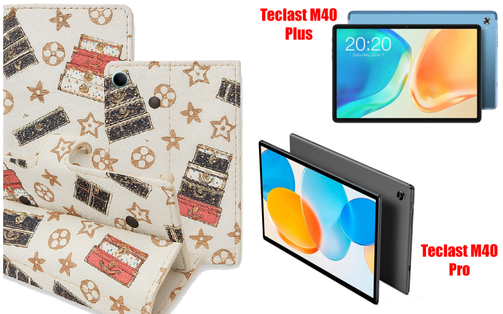 Книга-трансформер для планшета Teclast M40 Plus, M40 Pro, цвет Black Lyi White Киев - изображение 1