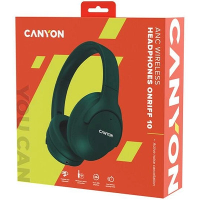 Навушники Canyon OnRiff 10 ANC Bluetooth Green (CNS-CBTHS10GN) Вінниця - фото 10