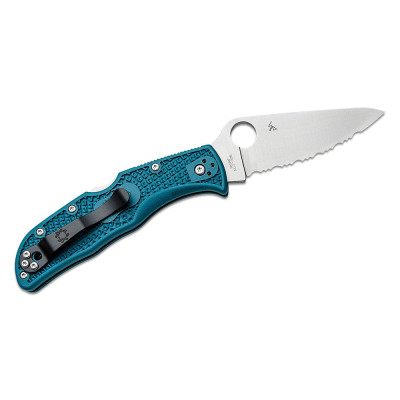 Нож Spyderco Endela K390 Serrated Blue (C243FSK390) Винница - изображение 2