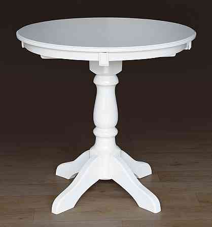 Стіл Чумак нерозкл (D=80), білий Киев