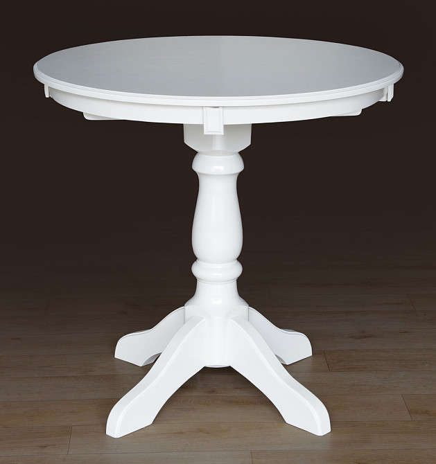 Стіл Чумак нерозкл (D=80), білий Киев - изображение 1