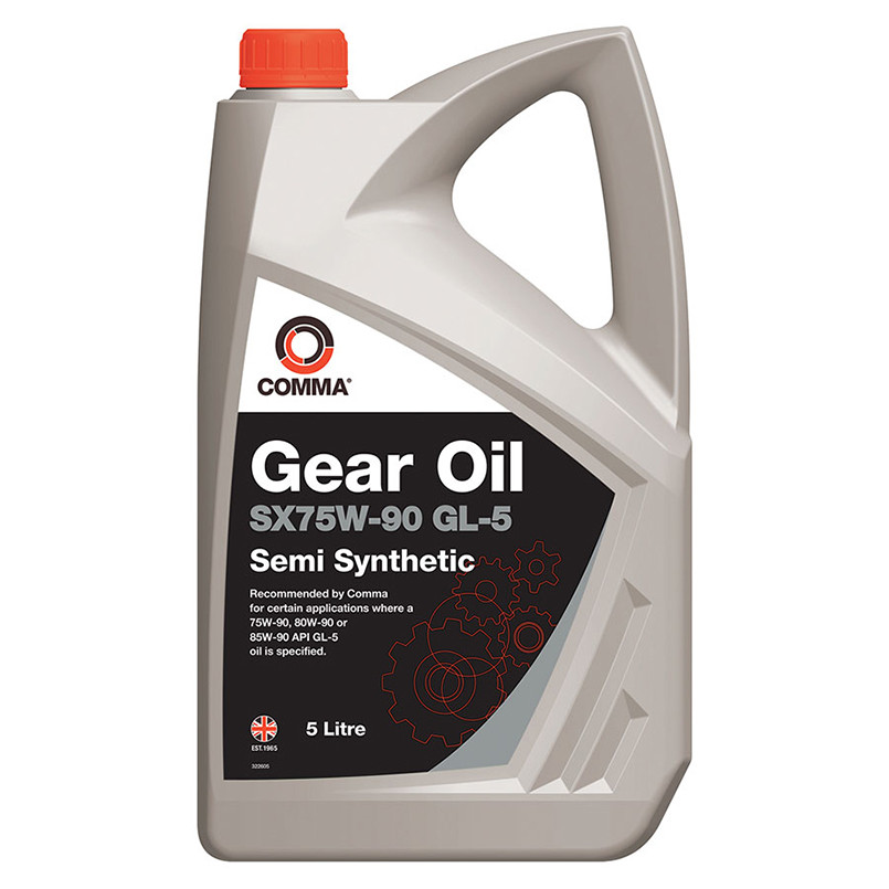 Трансмиссионное масло Comma Gear Oil SX 75W-90 GL5 5л Львов - изображение 1