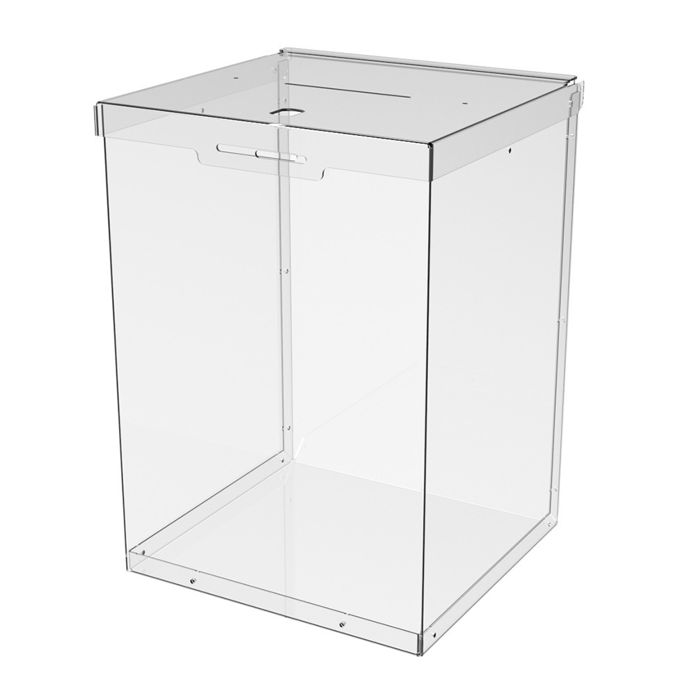 Ящик EKOSTAR с замком для пожертвований и сбора денег 215x200x300. Объем 13 литров Киев - изображение 2