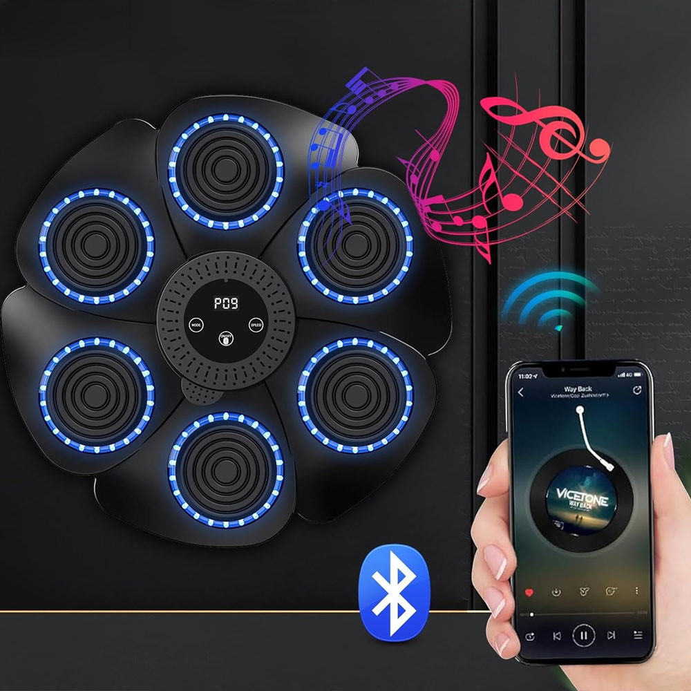 Настенная мишень для бокса с Bluetooth / Тренажер для бокса с музыкой / Музыкальний боксерский тренажер Киев - изображение 5