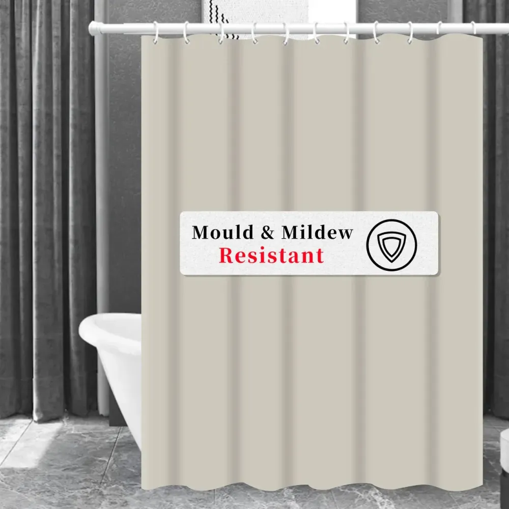 Шторка для ванной и душа с крючками 180x180 см водоотталкивающая, высококачественная шторка для ванны Каменец-Подольский - изображение 4