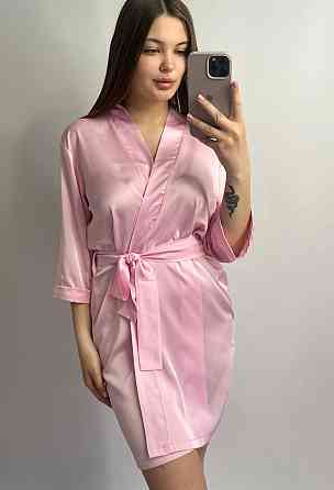 Халат жіночий шовковий під пояс Зефірний XL Харків