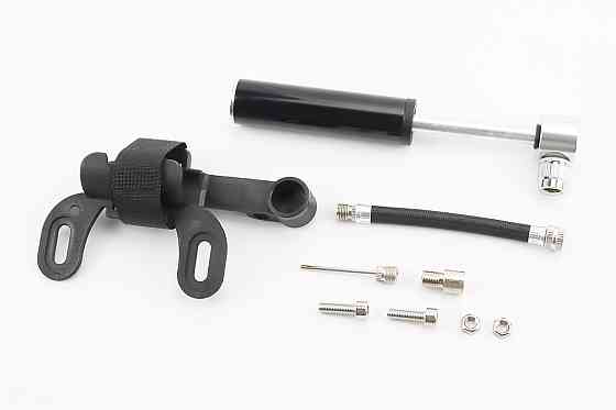 Насос (Mini) алюмінієвий, чорно-сірий Киев