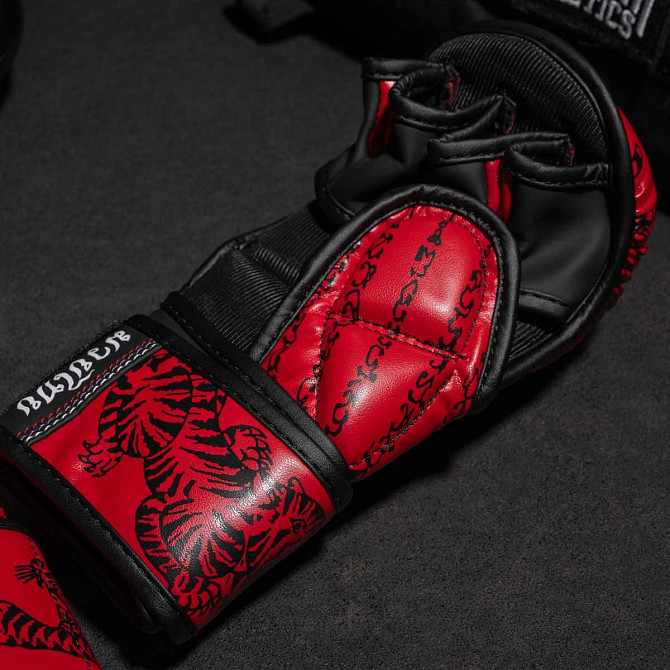 Рукавиці для ММА Phantom Muay Thai Red S/M (капа у подарунок) Кам'янське - фото 6
