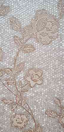 Шпалери вінілові на флізеліні AdaWall Signature1.06х10 квіти гілки листя структурне золотисте 3д Київ