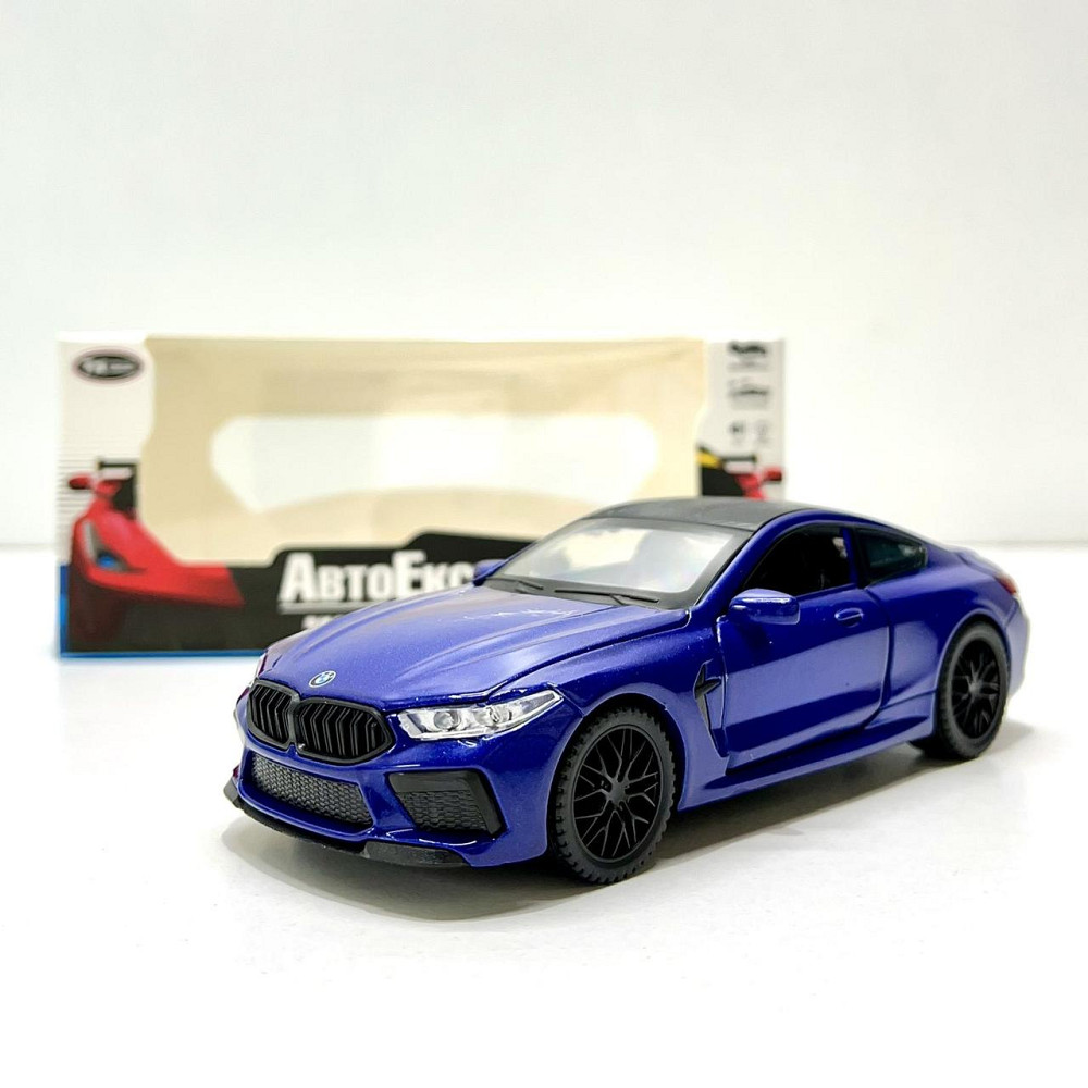 Машинка металева АвтоЕксперт ВМВ m 8 1:32 світло/звук Синя (42212) Чернигов - изображение 2