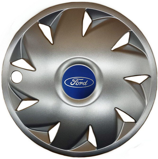 Автомобильные модельные колпаки R14 Ford 210 4шт, SJS, серебряные Киев - изображение 1