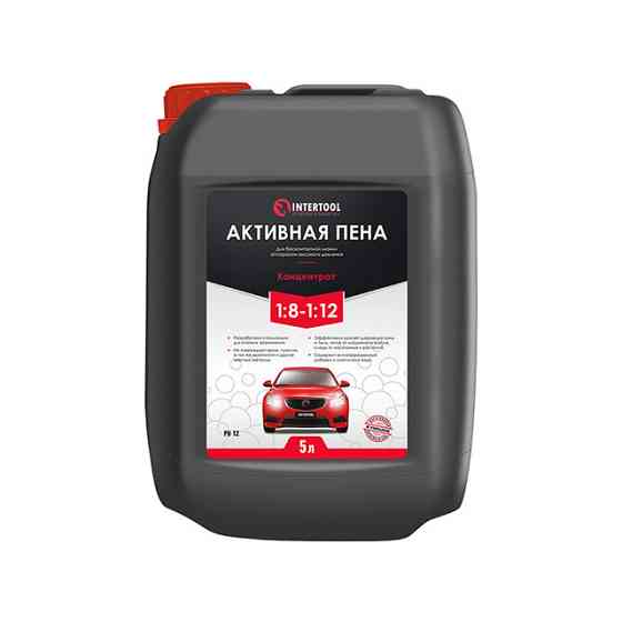 Піна активна 5 л, концентрат 1:8-1:12, для безконтактного миття апаратом високого тиску INTERTOOL FS-9025 Киев