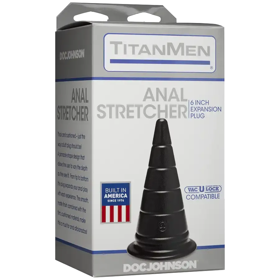 Анальний стимулятор Doc Johnson TitanMen - Anal Stretcher 6 Inch Plug, діаметр 6,6 см Львів - фото 2