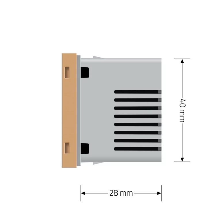 Розумний Wi-Fi терморегулятор (термостат) сенсорний програмований для водяної теплої підлоги LIVOLO, золотий, модуль без рамки (VL-FCQ1Z2-2AP) Коломия - фото 3