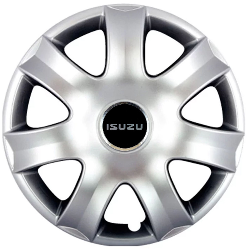 Автомобільні модельні ковпаки R14 Isuzu 223 4шт, SJS, сріблясті Київ - фото 1