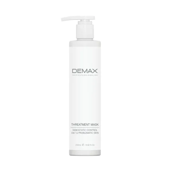 Маска звужуюча пори Каолін і трави Threament Mask for Oily and Problematic Skin Demax 250 мл Дніпро