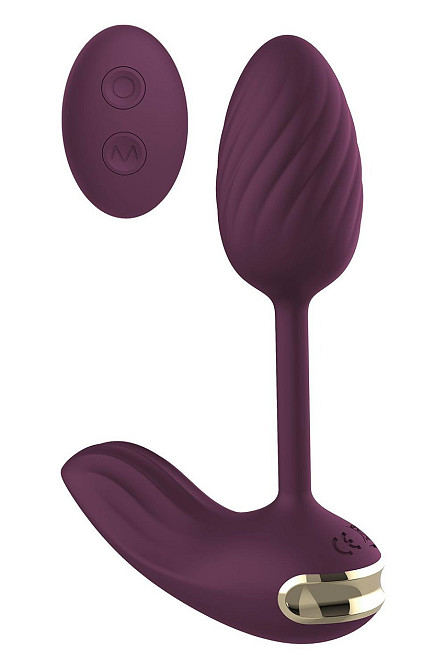 Віброяйце гнучке з пультом керування Dream Toys Essentials, фіолетовий Sex Aura Київ - фото 1