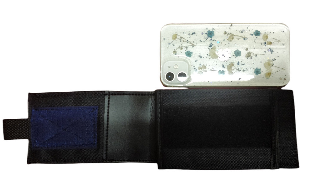 Подсумок под телефон, чехол для телефона тактический, 6,5, смартфон черный. крепление молли Одесса - изображение 5