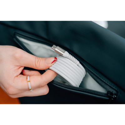 Дата кабель USB-C to USB-C 1.2m Magnetic 100W gray Verbatim (31854) Винница - изображение 4