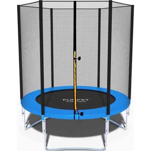 Батут Funfit 6ft (183см) синій з зовнішньою сіткою Киев