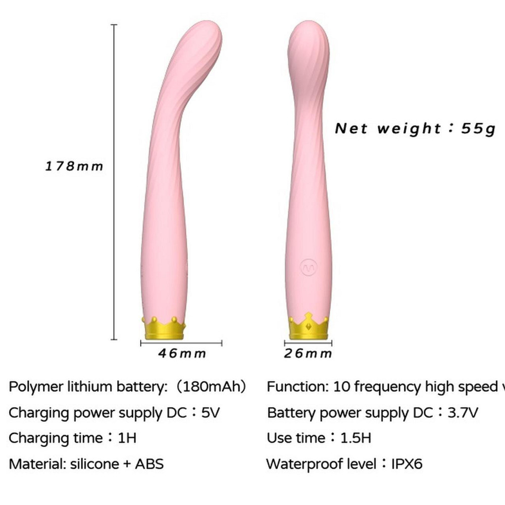 Вібратор G-точки - G Spot Vibrator Pink Sex Aura Київ - фото 7