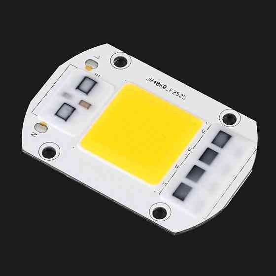 Світлодіодна матриця COB LED 50 Вт 4500 лм 220 В з драйвером теплий білий MasterSem Київ