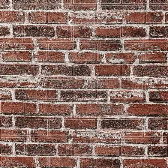 Самоклеющаяся 3D панель 3080x700x3мм Красный Екатеринославский Кирпич SW-00001761 Днепр