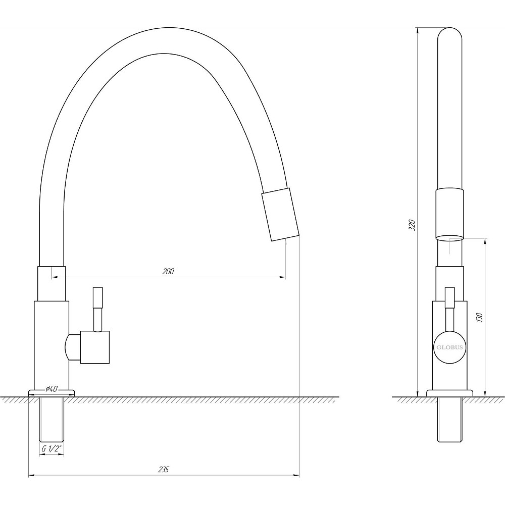 Монокран Globus Lux ALPEN SUS-004SN Луцк - изображение 5
