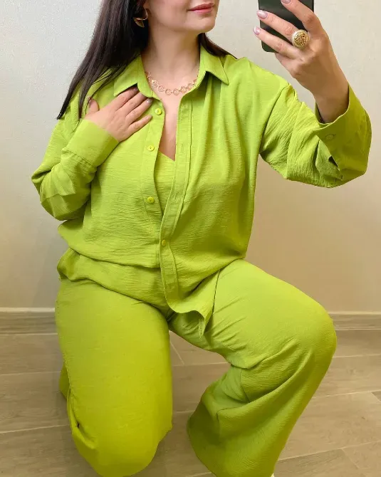 Костюм Трійка — сорочка, майка та штани, які легко носити разом або окремо. Одеса - фото 14