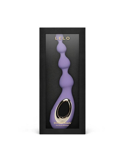 Анальні намисто з вібрацією LELO Soraya Beads Violet Dusk, різний діаметр намистин, 8 режимів Sex Aura Київ - фото 3