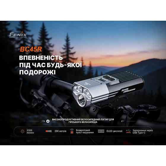 Велосипедна передня фара Fenix BC45R Вінниця