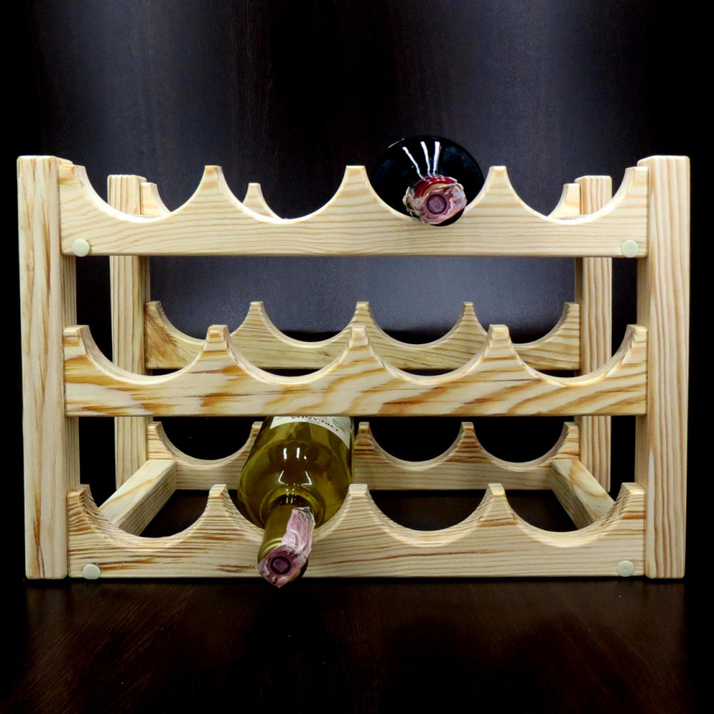 Настольная винная полка 