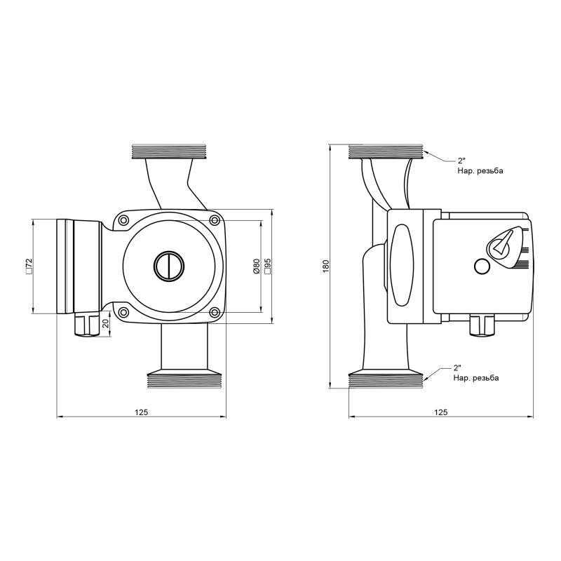 Насос циркуляционный Thermo Alliance LPS 32/60/180 Киев - изображение 2