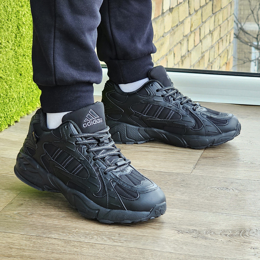 Зимние Мужские Кроссовки Adidas GORE-TEX Черные с МЕХОМ Адидас Гортекс Термо (размеры: 41,42,43,44,45) Днепр - изображение 7
