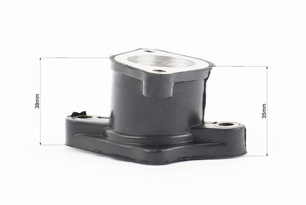 Loncin LX200GY-3 Патрубок карбюратора прогумований (d=28mm) Бершадь - фото 4
