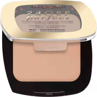 Пудра для обличчя Deborah 24Ore Perfect Compact Foundation Mat Waterproof 02 - Natural (8009518377316) Вінниця